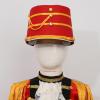 Aislor Marching Band Hat Toy Soldier Hat Drum Major Hat with Gold Braid Trim for Cosplay Party Red Medium view 2