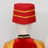 Aislor Marching Band Hat Toy Soldier Hat Drum Major Hat with Gold Braid Trim for Cosplay Party Red Medium view 4