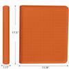1000+ Pockets Trading Card Binder, 16 Pocket Ringless Side Loading Card Holder Album, Trading Card Album Fit for YuGiOh, MTG, TCG, Game Cards, Sports Cards, Business Cards (Orange) view 4