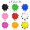 Shueewago 100 Custom Business Card Poker Chips, Add Your Own Personalized Image or Text, Contact Information on a Chip - Full Color Double Sided Poker Chips Good for Drink Tokens (Blue) view 3