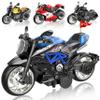 4-Pack Pull-Back Motorcycle Toys - Friction Powered Kids Toy Cars with Lights, Sounds & Automatic Drive for Boys & Girls Aged 3-12 view 1