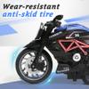 4-Pack Pull-Back Motorcycle Toys - Friction Powered Kids Toy Cars with Lights, Sounds & Automatic Drive for Boys & Girls Aged 3-12 view 2