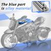 4-Pack Pull-Back Motorcycle Toys - Friction Powered Kids Toy Cars with Lights, Sounds & Automatic Drive for Boys & Girls Aged 3-12 view 4