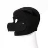 Pink Pig Face Head Cover Mask, Role Play, Party Performance Masks (Black) view 3