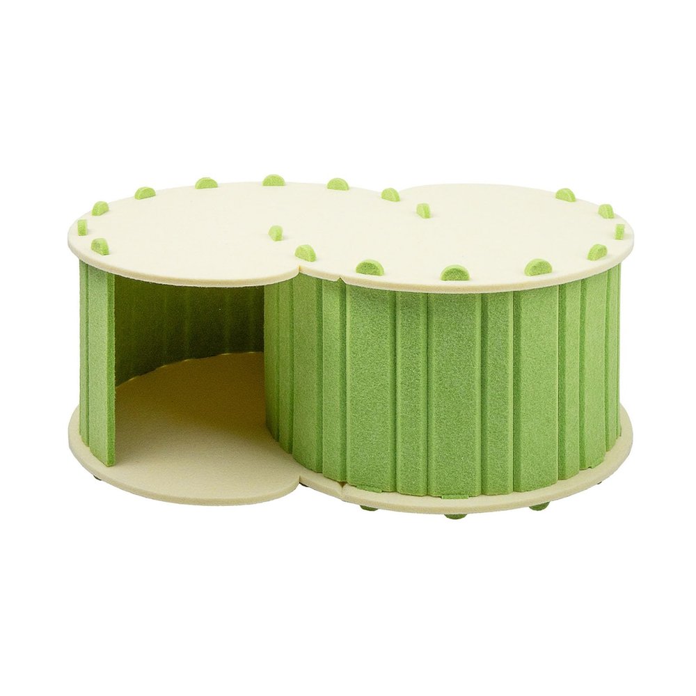 Cat Nest Extra Large Versatile Cat Tunnel Large Cat Tunnel Bed Felt Cat Nest with Detachable Hideaway Nap Rest Bed Cat Cave House Pet Playing Tunnel Indoor Cat Paradise for Fun Adventures Green