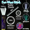 100 pk 8" White Glow Sticks Bulk Party Favors, Light up Glow Necklaces & Bracelets in the Dark Party Supplies For Christmas Halloween 4th of July Birthday Neon Party (100 * White) view 2