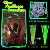 100 pk 8" Glow Sticks Bulk Party Favors, Light up Glow Necklaces & Bracelets in the Dark Party Supplies For Christmas Halloween St. Patrick Birthday Neon Party (100 * Green) view 3