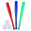 Abaodam 6pcs Kids Baseball Set Plastic Baseball Bat Toys with 3 Balls for Children Toddlers Outdoor Indoor Sport Game Playing view 1