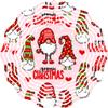 3D Christmas Gnome Wind Spinner 10" Metal Outdoor Garden Spinning Yard Art view 1