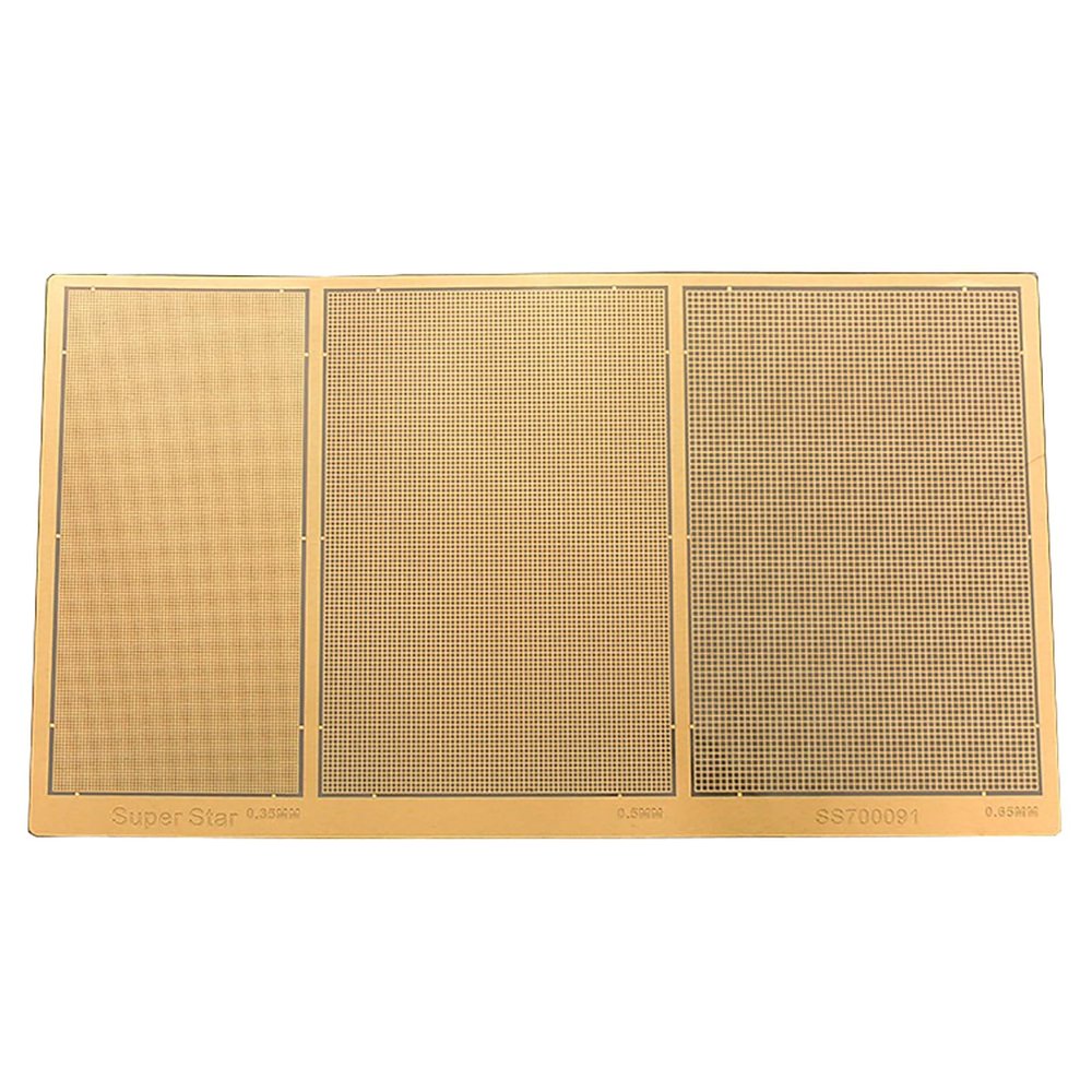 1/700 Scale Model Etching Sheets Ship Upgrade Parts with 0.3mm, 0.5mm, and 0.65mm Grid Etching for Precision Detailing