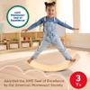 Fisher-Price Wood Montessori Toy Rockin' Balance Board, American Montessori Society Seal of Excellence, 31.7-Inch Wooden Motor Skills Learning Activity for Kids Ages 3+ Years(Amazon Exclusive) view 2