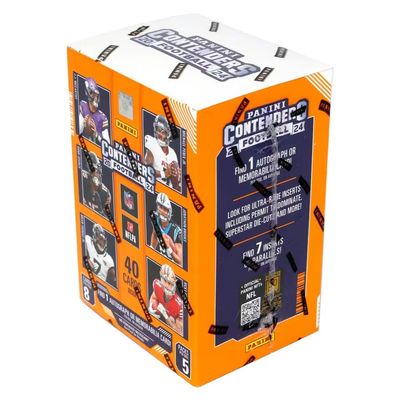 202425 Panini Contenders NFL Football Blaster Box  Official Trading Cards  Includes Blaster-Exclusive Parallels, Rookie Tickets & Inserts  Sealed Retail Box