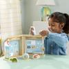 Fisher-Price Wooden On-The-Go Pet Animal Hospital With 6 Play Pieces For Preschool Kids view 2