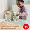 Fisher-Price Wooden On-The-Go Pet Animal Hospital With 6 Play Pieces For Preschool Kids view 3