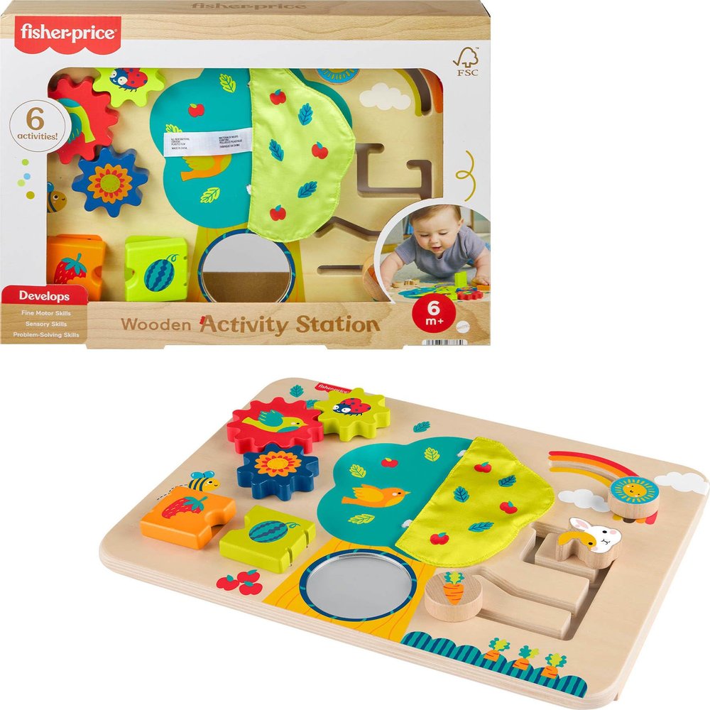 Wooden Activity Station by Fisher-Price