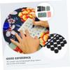 DECHOUS Versatile Bingo Cards 500 Number Labels Stickers Bingo Game Set for Family Pub School Activities view 3