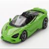 750S Spider Mantis Green Limited Edition 1/64 Diecast Model Car by Mini GT MGT00783 view 1