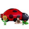 The Original Patented AirFort - Build A Fort in 30 Seconds, Inflatable Fort for Kids, Play Tent for 3-14 Years, A Playhouse Where Imagination Runs Wild, Fan not Included (Ladybug) view 1