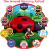The Original Patented AirFort - Build A Fort in 30 Seconds, Inflatable Fort for Kids, Play Tent for 3-14 Years, A Playhouse Where Imagination Runs Wild, Fan not Included (Ladybug) view 4