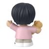 Fisher-Price Little People Figure Playset HXC01 - Young Girl or Mom Figure with Black Hair Wearing a Pink Shirt Carrying a Brown Puppy Dog view 4