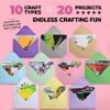 20 Arts & Crafts Kit for Kids, All-Inclusive, No Mess Craft Kits & Supplies for Boys & Girls  DIY Creative Activity, Easy Step-by-Step Guide, Individually Packaged Crafts, Christmas Gift, Travel Gift view 2
