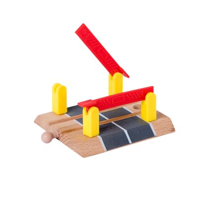 Garende Train Track Components for Kids, Road and Railway Parts, Learning Toys for Children, Level Crossing