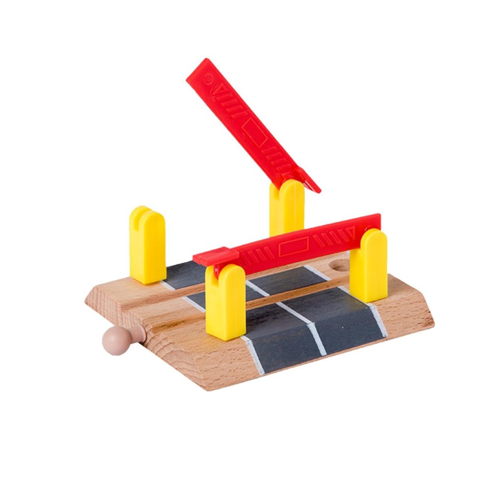 Garende Train Track Components for Kids, Road and Railway Parts, Learning Toys for Children, Level Crossing