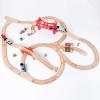 Garende Train Track Components for Kids, Road and Railway Parts, Learning Toys for Children, Level Crossing view 2