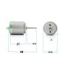 DC 1.5-5V 3.7V 260 electronic starter USB Small Fan Remote Control Car electronic starter 17MM Long Shaft Carbon Brush DIY view 2