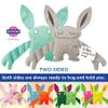 Bumpas Weighted Plush Toy  Machine Washable Calming Stuffed Animal for Kids  Arms and Body are Weighted to Give a Realistic Hug  Soft Companion for Playtime, Naptime & Travel (Shuggy) view 3