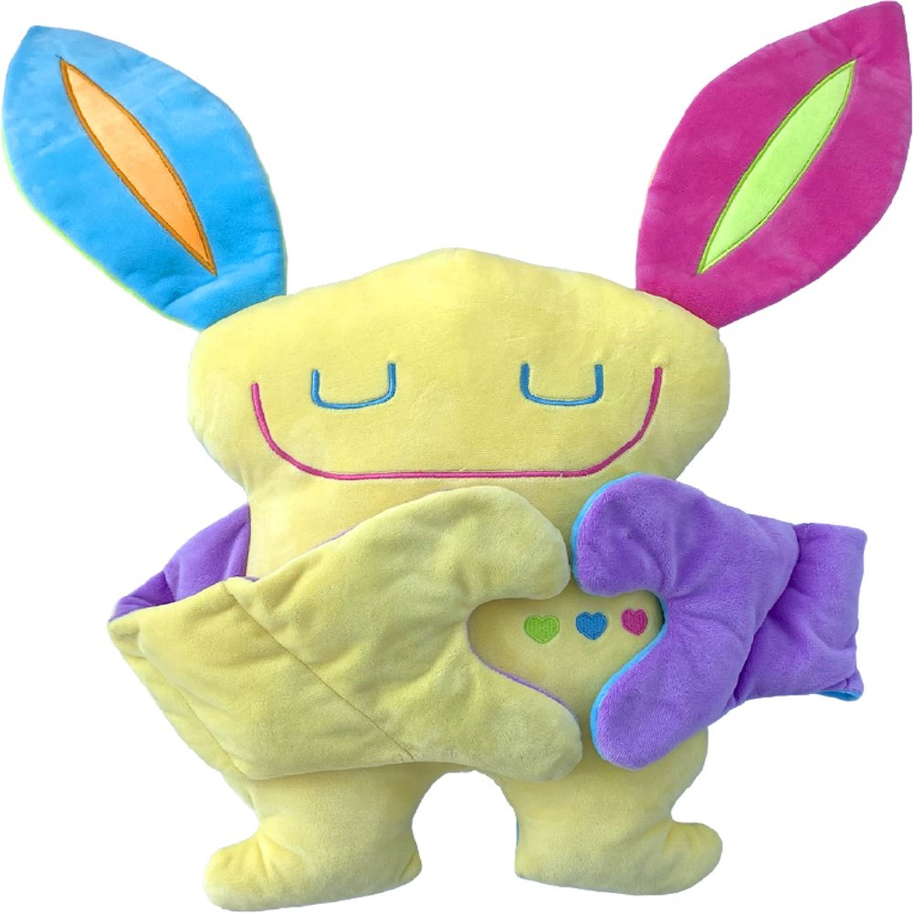 Bumpas Weighted Plush Toy  Machine Washable Calming & Comforting Stuffed Animal for Kids  Arms and Body are Weighted to Give a Realistic Hug  Soft Companion for Playtime, Naptime & Travel (Jiff)
