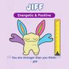 Bumpas Weighted Plush Toy  Machine Washable Calming & Comforting Stuffed Animal for Kids  Arms and Body are Weighted to Give a Realistic Hug  Soft Companion for Playtime, Naptime & Travel (Jiff) view 4