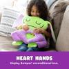 Bumpas Weighted Plush Toy  Machine Washable Calming Stuffed Animal for Kids  Arms and Body are Weighted to Give a Realistic Hug  Soft Companion for Playtime, Naptime & Travel (Doodles) view 3