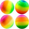PlayBolt Rainbow Playground Balls - 8.5Inch (Pack of 12) Rubber Bouncy Inflatable Balls for Kids and Adults, Indoor and Outdoor Games, Kickball, Dodgeball, Four Square, Dodge Ball, Handball view 1