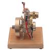 MechPuConToy Engine Model Kit That Runs, Vertical Single Cylinder Four Strokes OHV Engine Model with Water Cooling and Speed Limit Mechanism view 2