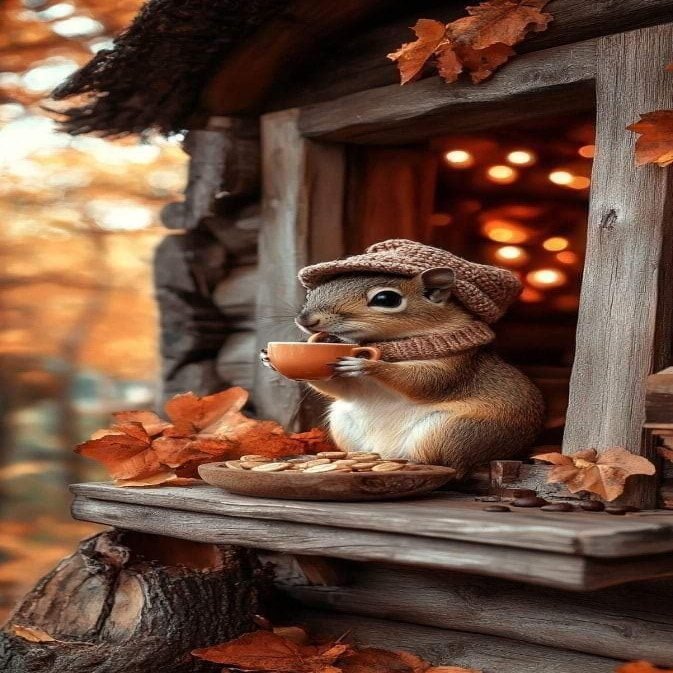 1000pcs Tree Squirrels Adult Wooden Puzzles for All Jigsaw Puzzle Toy Lovers - Spend Time Getting a Sense of Achievement Beautiful Gift