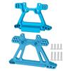 Compatible with 1/10 Slash 4x4 4WD Remote Control Cars, Aluminum Alloy Front and Rear Shock Tower Upgrade Parts (Blue) view 1
