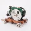 MechPuConToy Engine Model Kit That Runs, 1/8 Scale 3.6CC Mini Vintage Single Cylinder Four-Stroke Diesel Engine with Two Flywheels view 3