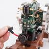 MechPuConToy Engine Model Kit That Runs, 1/8 Scale 3.6CC Mini Vintage Single Cylinder Four-Stroke Diesel Engine with Two Flywheels view 4