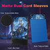 200 Pack Card Sleeves, Matte Dual Trading Card Sleeves with Opaque Back & Smooth Shuffle, Tear Resistant Card Protectors for MTG, TCG and Game Cards (Wisdom Blue) view 2