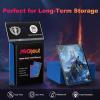 200 Pack Card Sleeves, Matte Dual Trading Card Sleeves with Opaque Back & Smooth Shuffle, Tear Resistant Card Protectors for MTG, TCG and Game Cards (Wisdom Blue) view 4
