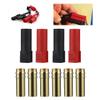 CHILDWEET 16pcs Gold-Plated Male and Female Banana Plug Connector Corrosion Resistant Bullet Connectors for Rc Models Motors and Electronic Devices view 2