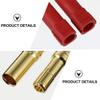 CHILDWEET 16pcs Gold-Plated Male and Female Banana Plug Connector Corrosion Resistant Bullet Connectors for Rc Models Motors and Electronic Devices view 3