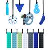 Silicone Sensory Chewy Necklaces for Children, 13 Pack view 1