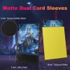 200 Pack Card Sleeves, Matte Dual Trading Card Sleeves with Opaque Back & Smooth Shuffle, Tear Resistant Card Protectors for MTG, TCG and Game Cards (Lightning Yellow) view 2