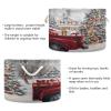 Takiito Christmas Truck Tree Storage Basket for Organizing, Fabric Collapsible Basket with Cotton Rope Handle for Bathroom Laundry Nursery view 3