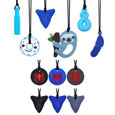 Sensory Chew Necklace Autism Sensory Products, 12 Pack