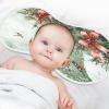 Christmas Trees Birds Muslin Burp Cloths for Baby Soft Newborn Spit Up Rags Towels for Boys Girls Absorbent Burping Cloth Cotton Washcloths for Unisex 4 Pack view 4