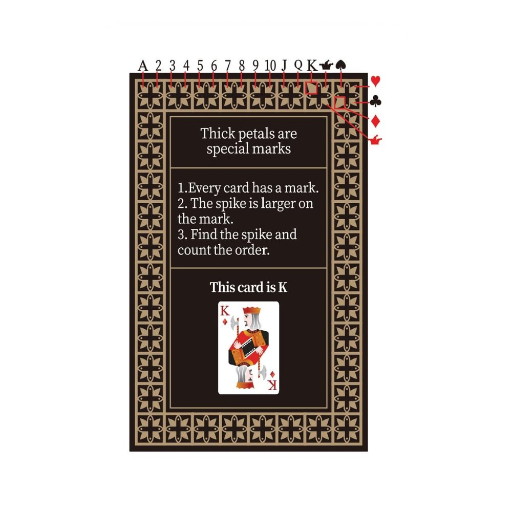 AXIOMI Magic Playing Cards, Marked Cards for Magic Tricks  Easy to Master for Adults and Kids, for Christmas, Halloween, and Anniversaries, with Friends, Family, Parties and Games