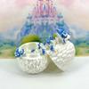 3D Printed Baby Dragon with Dragon Egg, Articulated White and Blue Mushroom Baby Dragon, Fidget ADHD Autism Toy BD006-WB view 4